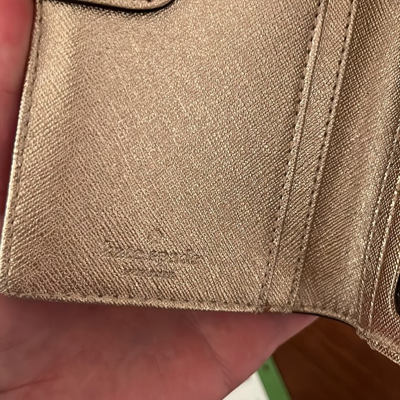 Kate Spade Cameron Street Stacy Bifold Wallet in Rose Gold - Picture 7 of 8